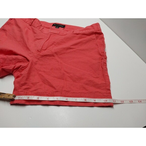 Banana Republic Shorts Womens Size 4 Hot Pink Linen Cotton Comfy Lightweight - Picture 10 of 12